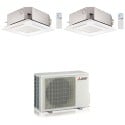 https:zetaidraulica.gumlet.io condizionatore mitsubishi dual split cassetta a 4 vie slz m 1200012000 btu inverter mxz 3f68vf5 a