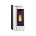https:zetaidraulica.gumlet.io stufa a pellet la nordica extraflame klaudia ad evo 8 kw in acciaio e top maiolica colore bianco ad aria