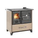 https:zetaidraulica.gumlet.io cucina a legna la nordica extraflame family 45 con rivestimento in acciaio porcellanato 75 kw colore cappuccino ad aria