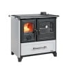CUCINA A LEGNA LA NORDICA EXTRAFLAME FAMILY VST CON RIVESTIMENTO IN ACCIAIO SMALTATO 8,0 KW COLORE BIANCO AD ARIA