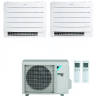 CONDIZIONATORE DAIKIN DUAL SPLIT A PAVIMENTO PERFERA FLOOR 12000+12000 BTU WIFI INVERTER 3MXM68A A+++