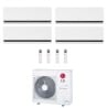CONDIZIONATORE LG QUADRI SPLIT DUALCOOL DELUXE 9000+9000+9000+18000 BTU WIFI INVERTER MU5R30.U36 A++