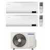 SAMSUNG CEBU CONDIZIONATORE DUAL SPLIT 9000+9000 BTU INVERTER WIFI R32 AJ050TXJ2KG A+++ NEW 2020