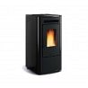 STUFA A PELLET LA NORDICA EXTRAFLAME KETTY 5.0 6,5 KW IN ACCIAIO COLORE NERO AD ARIA