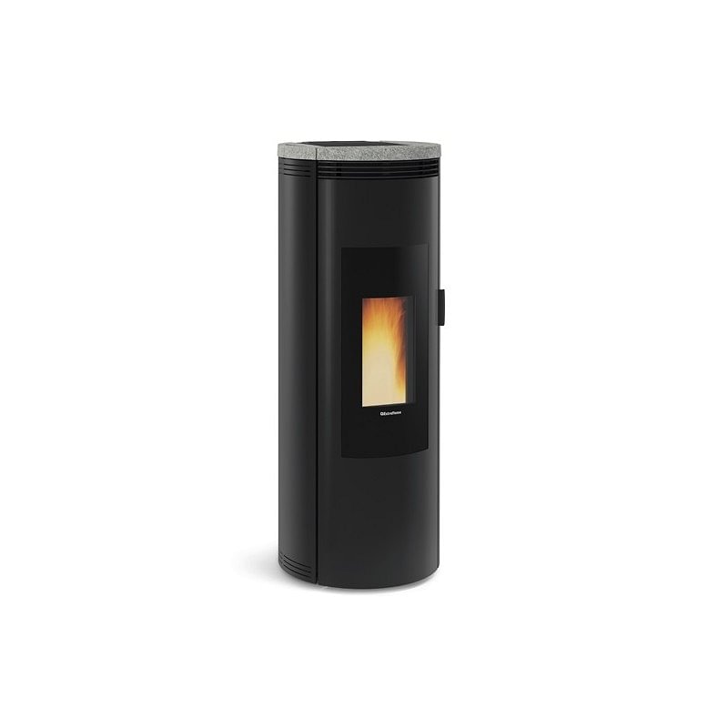https:zetaidraulica.gumlet.io stufa a pellet la nordica extraflame amika 8 kw in acciaio colore pietra naturale ad aria