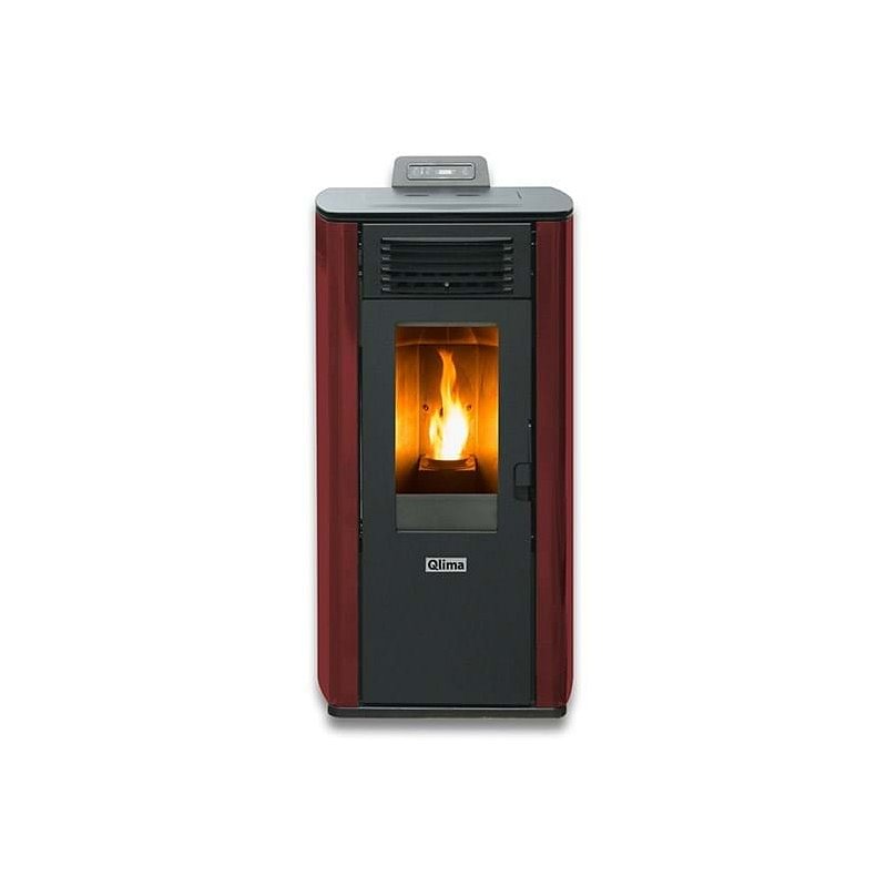 https:zetaidraulica.gumlet.io stufa a pellet qlima fiorina 90 s line 90 kw in acciaio rossa ad aria ventilata