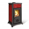 https:zetaidraulica.gumlet.io stufa a legna la nordica extraflame gemma 60 kw in maiolica colore bordeaux ad aria