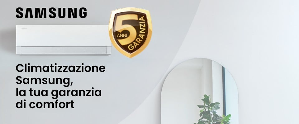 Samsung 5 anni garanzia